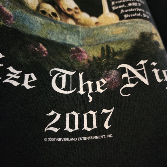 Vintage x Meatloaf BAT OUT OF HELL 3, THE MONSTER IS LOOSE TOUR T-shirt - Picture 3 of 8